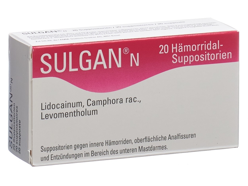 SULGAN-N suppositorien 20 stück