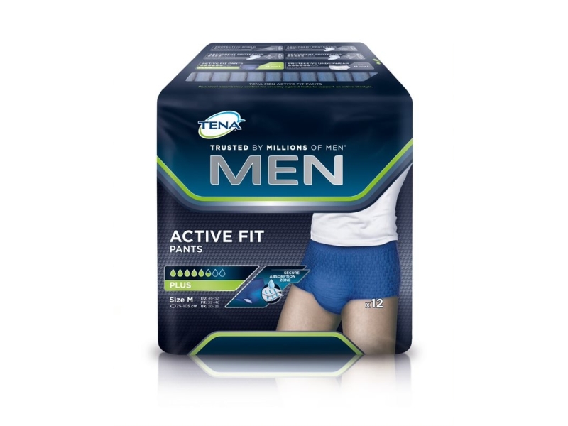 TENA Men Active Fit Pants M 12 pièces