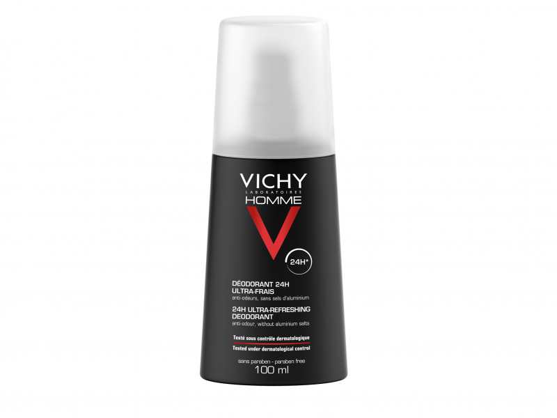 VICHY Homme déodorant ultra-frais 24h vaporisateur 100 ml