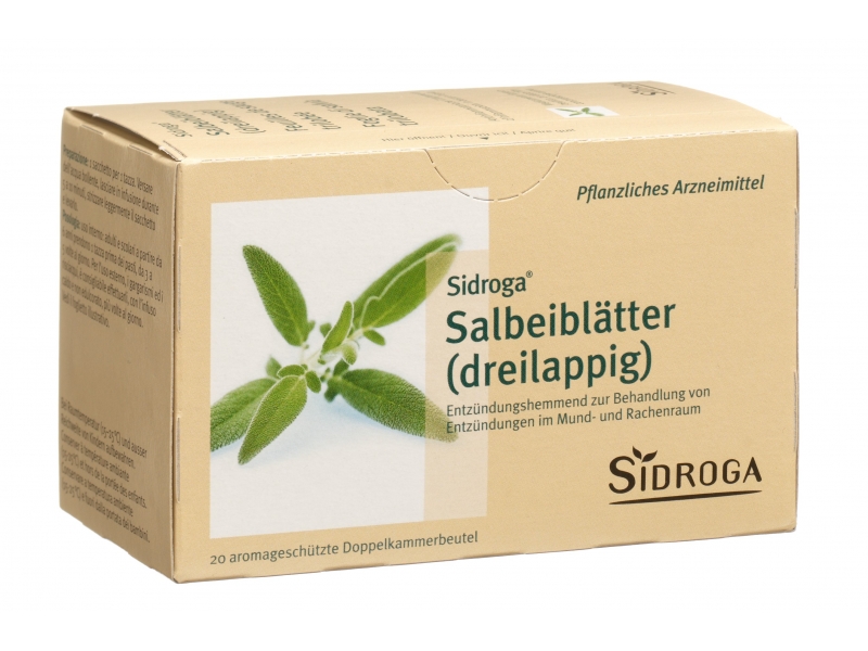 SIDROGA Salbeiblätter 20 Beutel 1 g