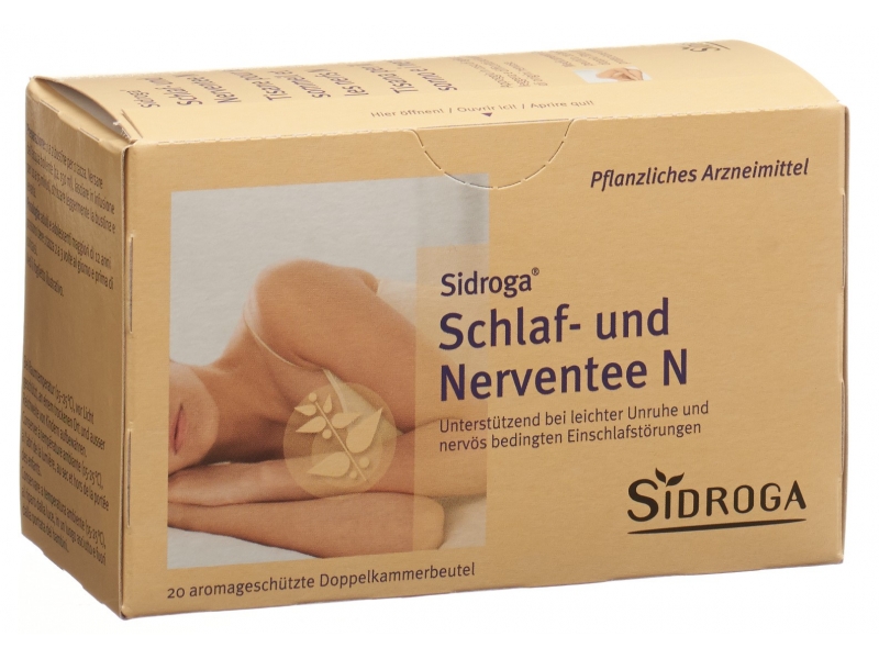 SIDROGA Schlaf- und  Nerventee N Beutel 20 Stück