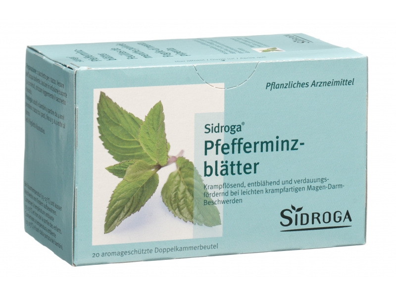 SIDROGA Pfefferminzblätter 20 Beutel 1.5 g