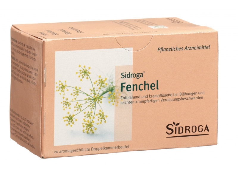 SIDROGA Fenchel Tee 20 Beutel 2 g