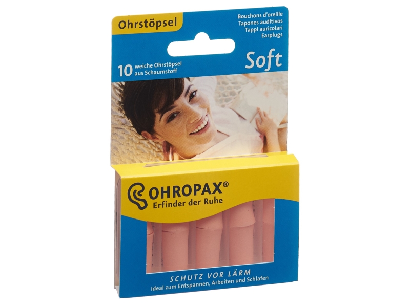 OHROPAX Soft sourdines en mousse 10 pièces