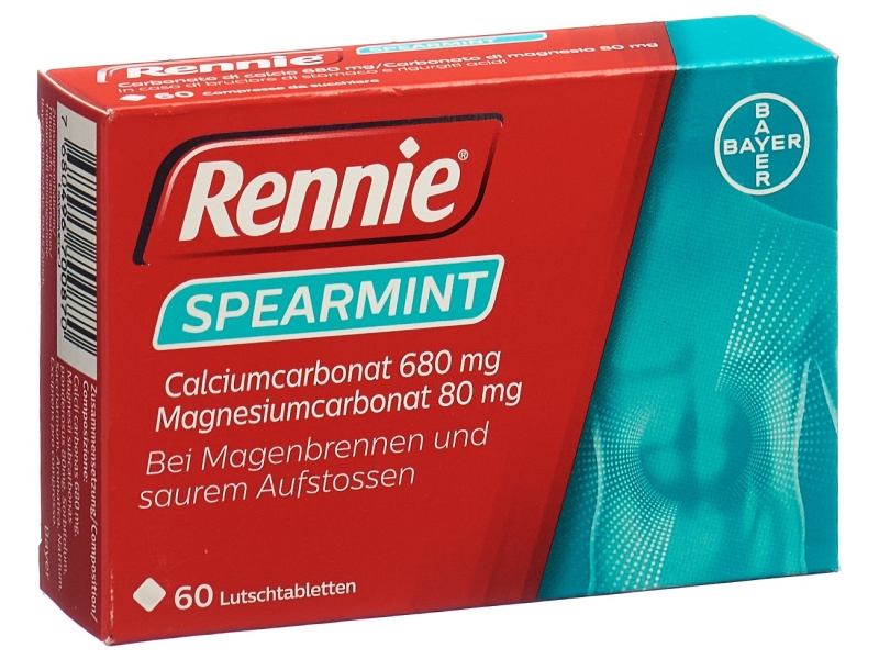 RENNIE Spearmint Lutschtabletten 60 Stück