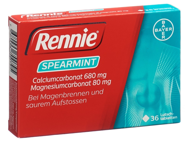 RENNIE Spearmint Lutschtabletten 36 Stück