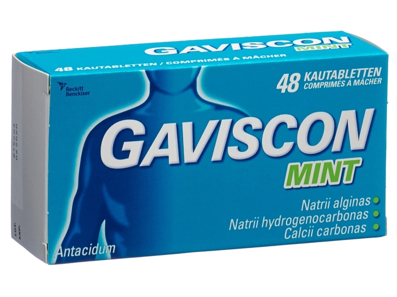 GAVISCON comprimés à croquer mentheh 48 pièces