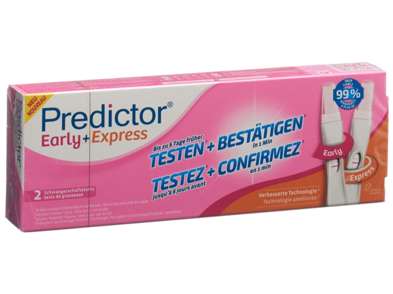 PREDICTOR Early+Express test de grossesse 2 pièces