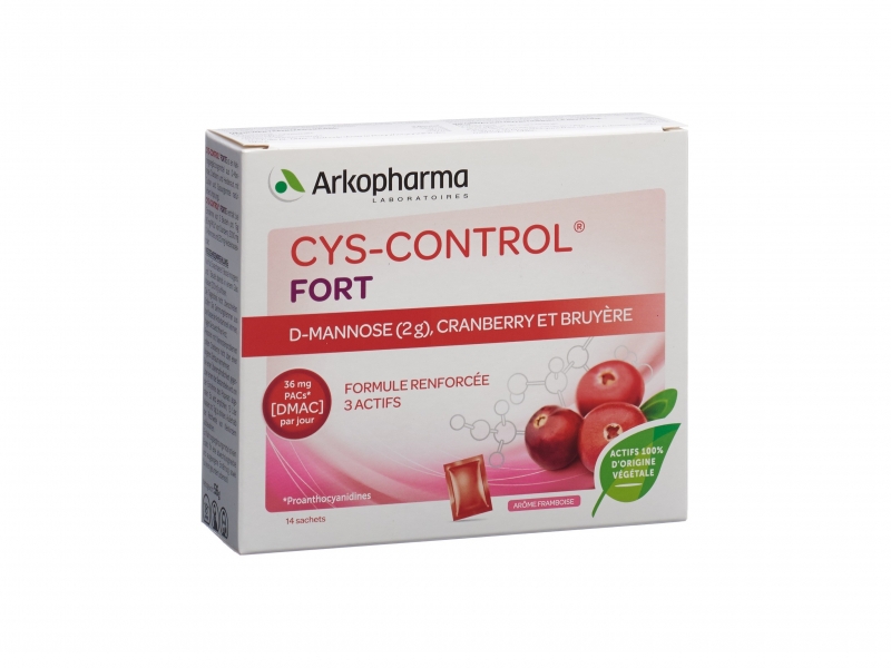 CYS-CONTROL fort D-Mannose Cranberry Bruyère 14 pièces