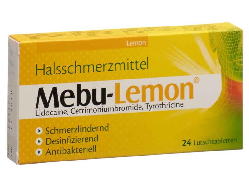 MEBU-LEMON compresse da succhiare 24 pezzi
