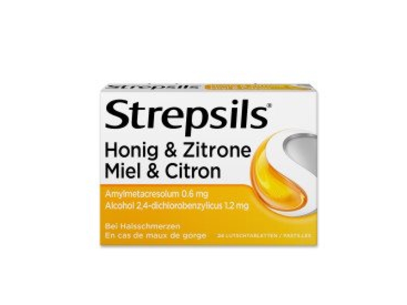 STREPSILS comprimés à sucer miel & citron 24 pièces