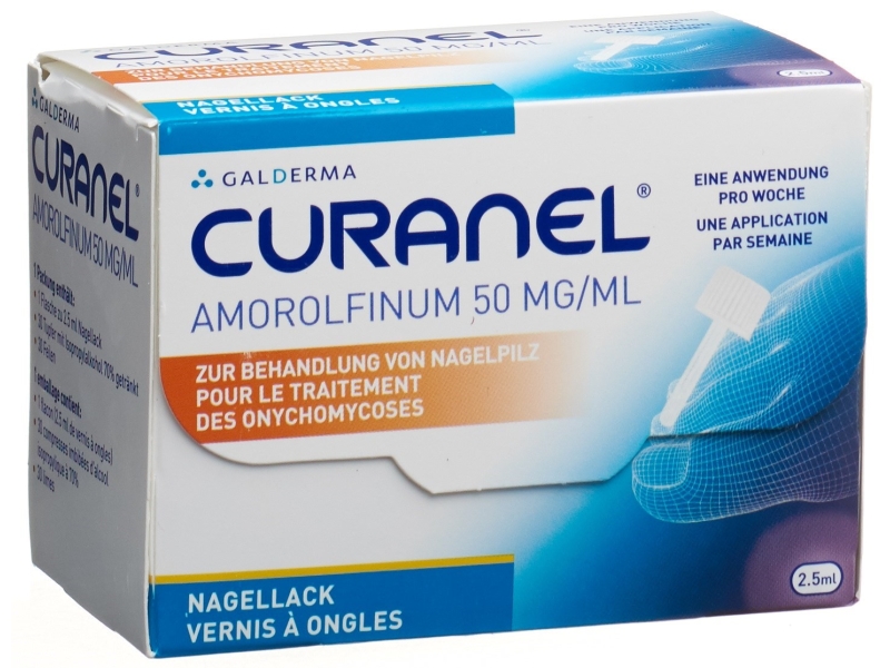 CURANEL vernis à ongles Amorolfin 50 mg/ml 2.5ml