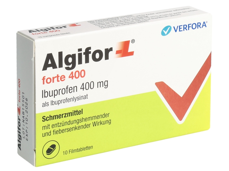 ALGIFOR-L Forte comprimés pelliculés 400mg 10 pièces