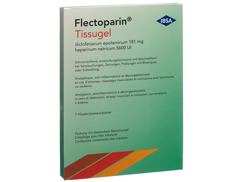 FLECTOPARIN Tissugel emplâtres 7 pièces