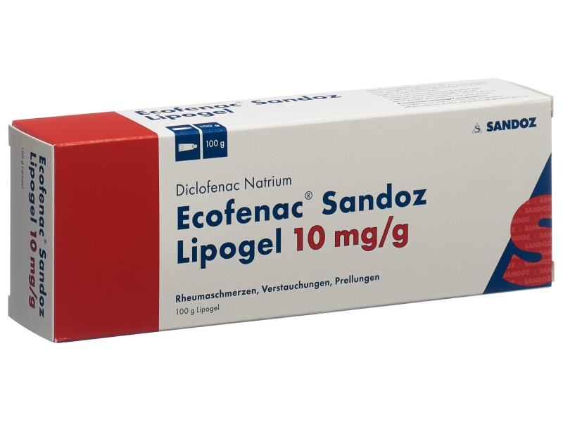 ECOFENAC Sandoz lipogel 1 % 100 g