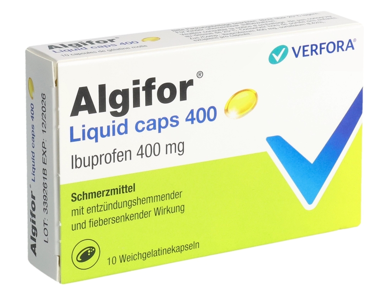 ALGIFOR Liquid caps 400 mg 10 pezzi