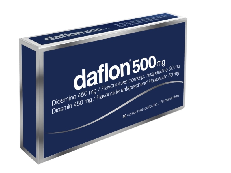 DAFLON comprimés pelliculés 500 mg 30 pièces