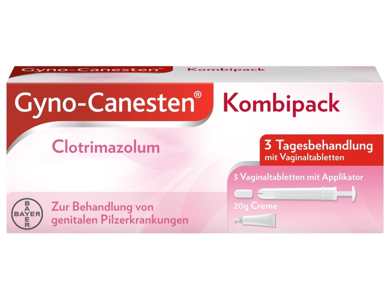 GYNO-CANESTENE Combipack 3 comprimés vaginaux + 20g crème