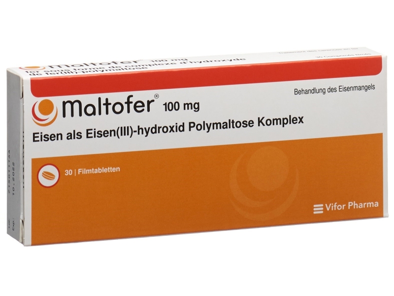 MALTOFER comprimés pelliculés 100 mg 30 pièces