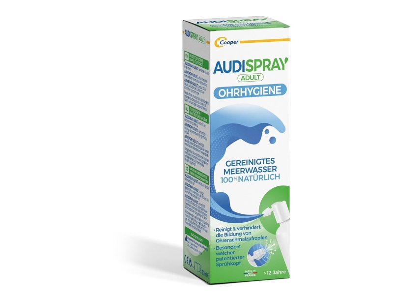 AUDISPRAY Adult Hygiène des oreilles spray 50ml