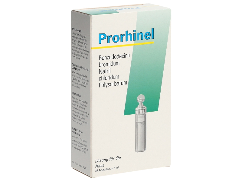 PRORHINEL solution 30 ampoules 5 ml