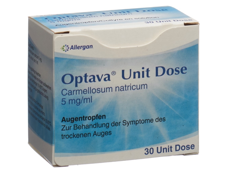 OPTAVA Unit Dose gouttes ophtalmiques 5 mg/ml 30 x 0.4 ml