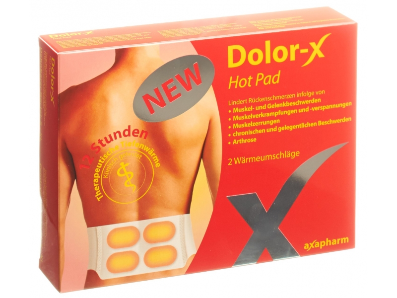 DOLOR-X Hot Pad Wärmeumschläge 2 Stück