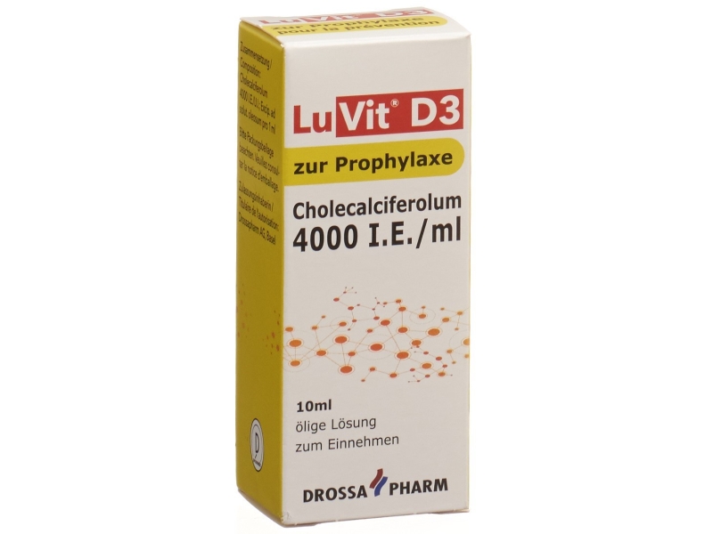 LUVIT D3 solution huileuse 4000 UI/ml prévention flacon 10 ml