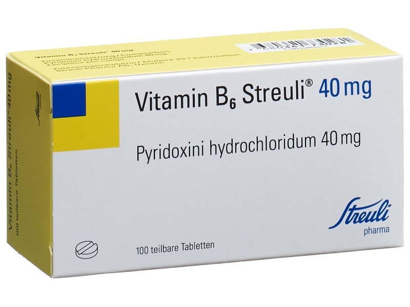 VITAMINE B6 STREULI comprimés 40 mg blister 100 pièces