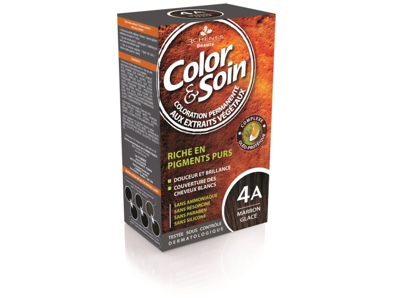 COLOR & SOIN Coloration 4A Marron Glacé 135 ml