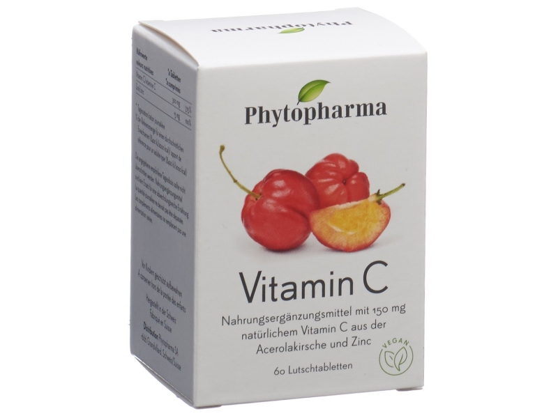 PHYTOPHARMA Vitamin C Lutschtabl Ds 60 Stk