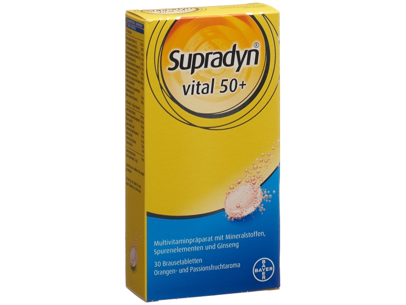 SUPRADYN Vital 50+ Comprimés Effervescents 30 pièces