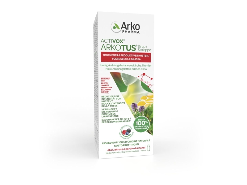 ARKOTOUX Sirop dispositif médical flacon 140 ml