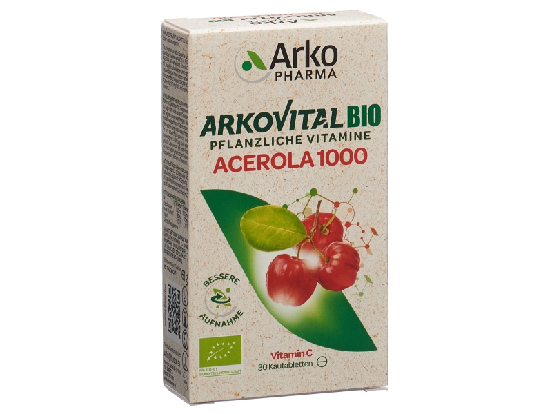 ARKOVITAL Acerola comprimés 1000mg Bio 30 pièces