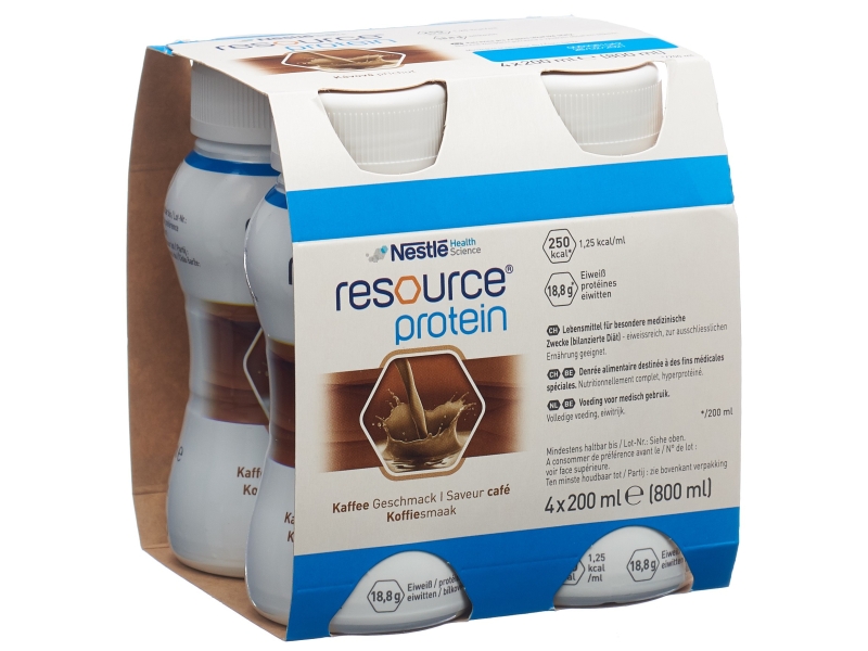 PURE Resources Protein Café, 4x200ml