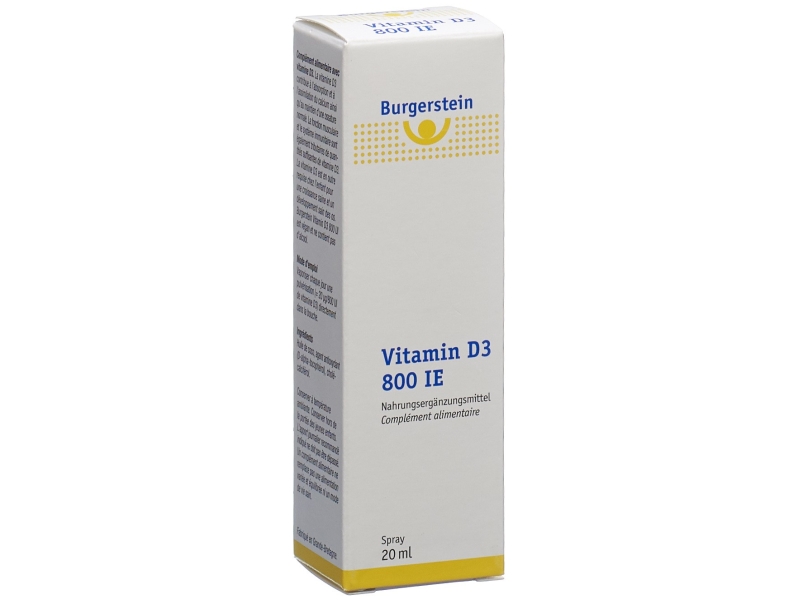 BURGERSTEIN Vitamin D3 800 UI, 20ml