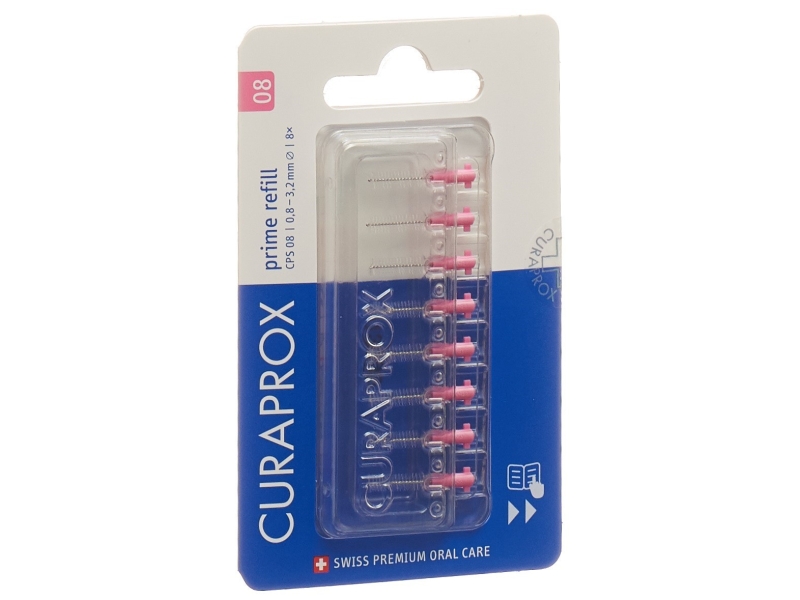 CURAPROX CPS 08 Refill brossettes interdentaires 8 pièces