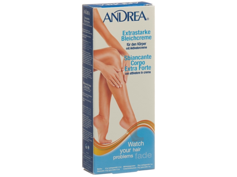 ANDREA Sbiancante Corpo Extra Forte 2 tubo 42 g