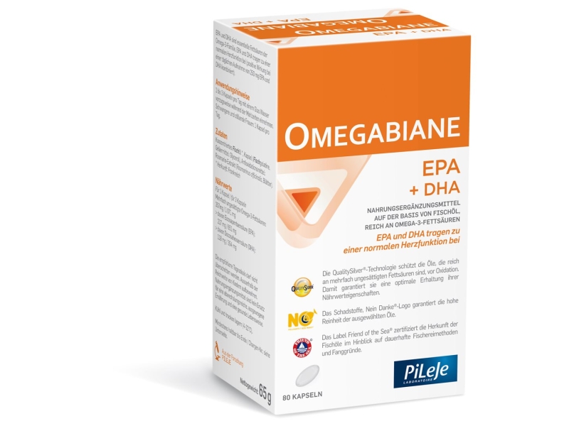 OMEGABIANE EPA + DHA 80 Capsules