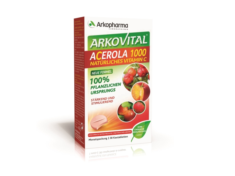 Arkovital Acerola Arkopharma  Kautabletten 1000 mg 30 Stück