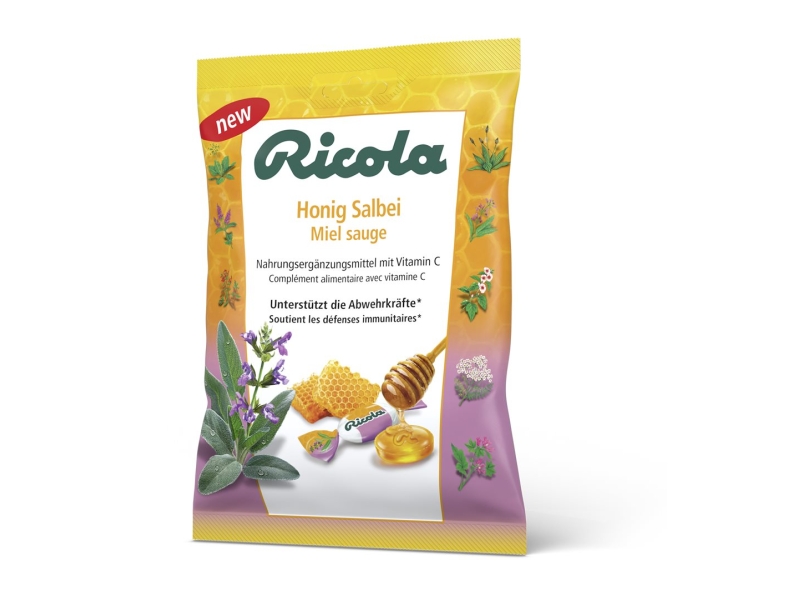 RICOLA Honig Salbei mit Zucker Btl 75 g