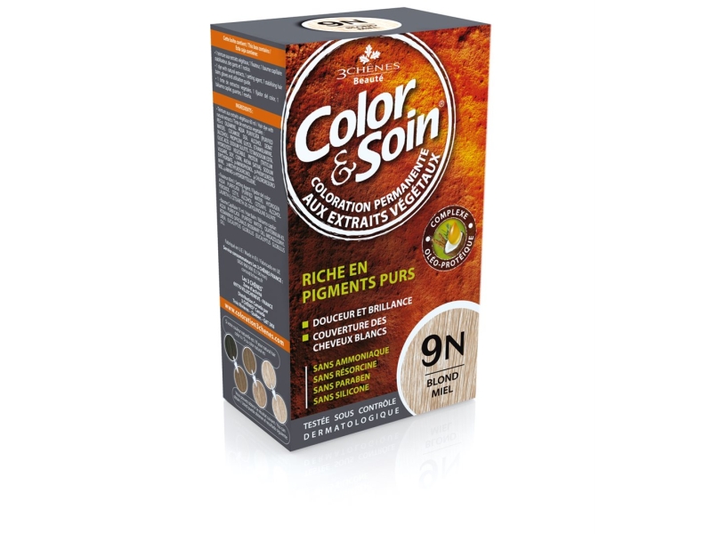 COLOR & SOIN Coloration 9N blond miel 135 ml