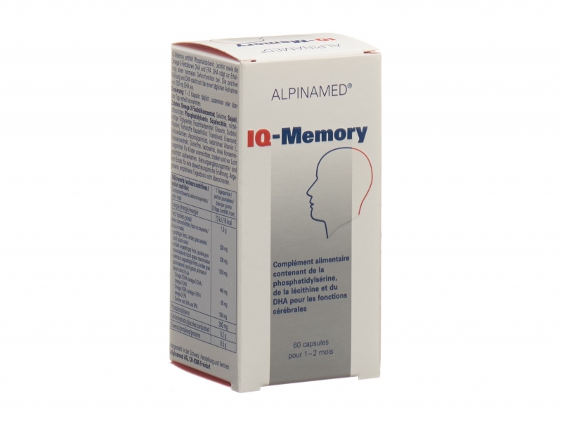 ALPINAMED IQ-Memory capsules 60 pièces