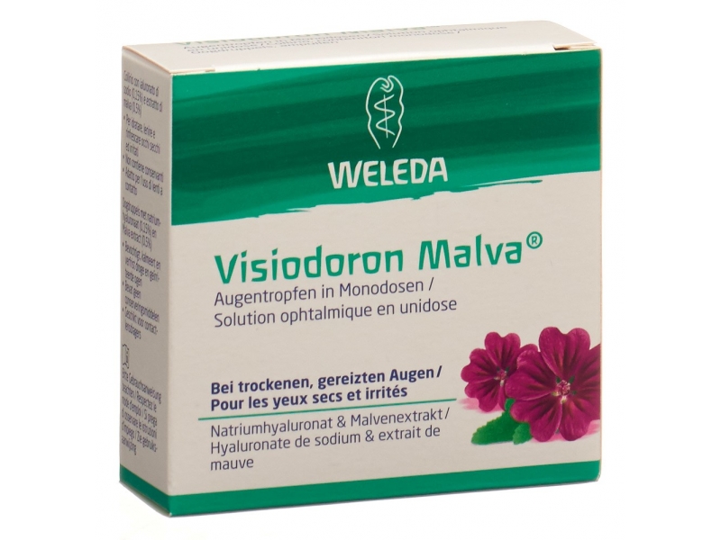 WELEDA Visiodoron Malva gouttes ophtalmiques 20 monodoses 0.4 ml
